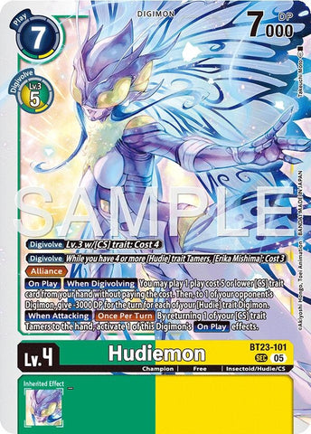 Image for Hudiemon (BT23-101 SEC) [Hackers' Slumber] - Digimon Card Game