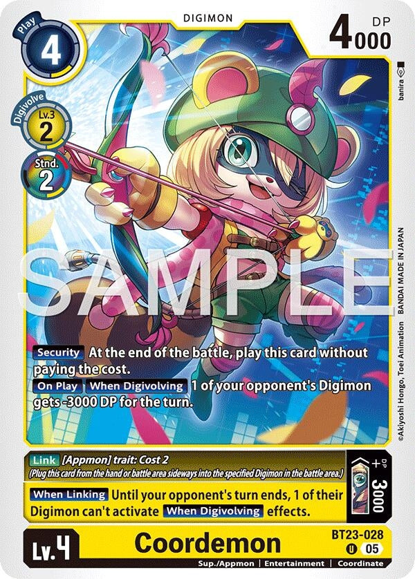 Coordemon (BT23-028 U) [Hackers' Slumber]