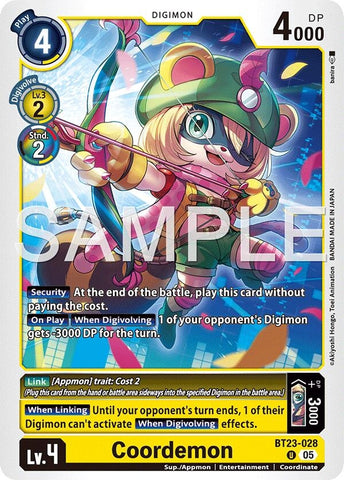 Coordemon (BT23-028 U) [Hackers' Slumber]