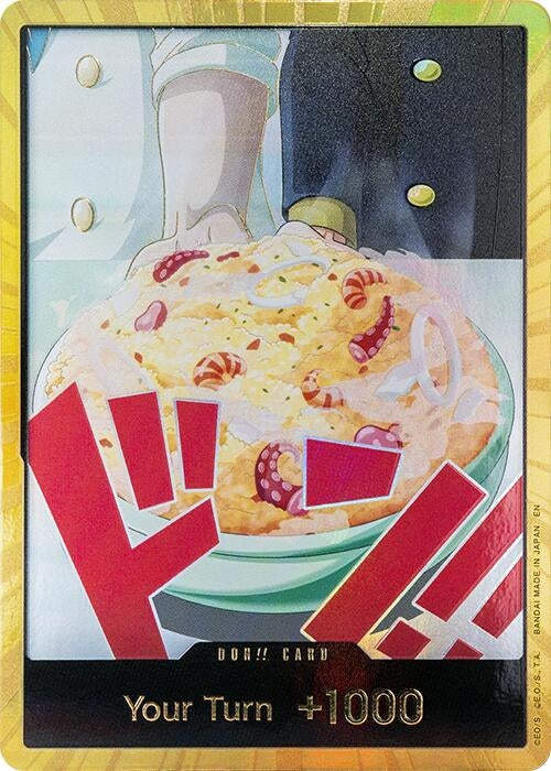 Image for DON!! Card (Sanji) (Gold) [Premium Booster -The Best- Vol. 2] - One Piece Card Game