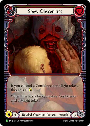 Image for Spew Obscenities - LGS421 (LGS421) (Flesh and Blood: Promo Cards) - Flesh and Blood TCG
