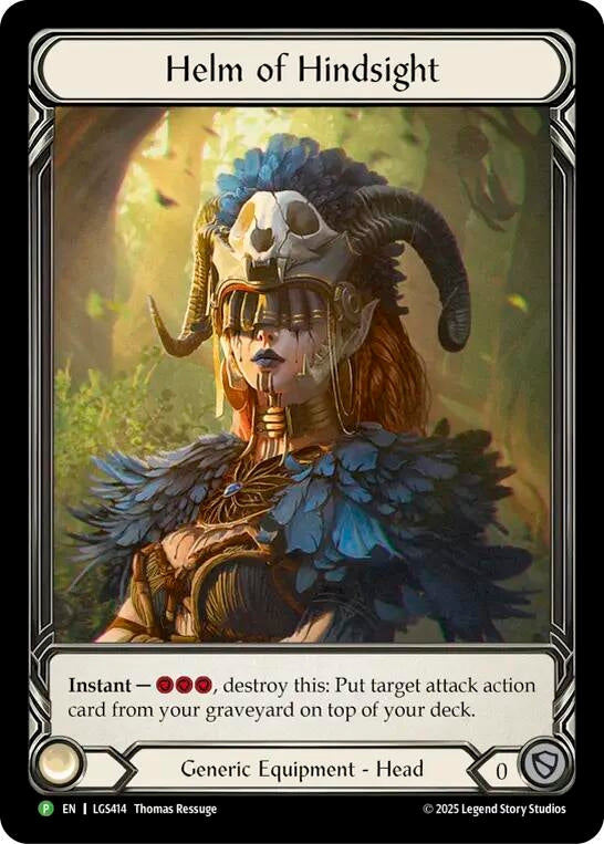 Image for Helm of Hindsight - LGS414 (LGS414) (Flesh and Blood: Promo Cards) - Flesh and Blood TCG