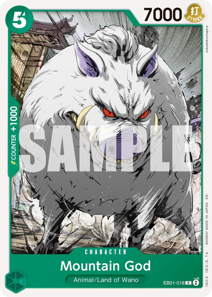 Image for Mountain God (Reprint) (EB01-018) [Premium Booster -The Best- Vol. 2] - One Piece Card Game