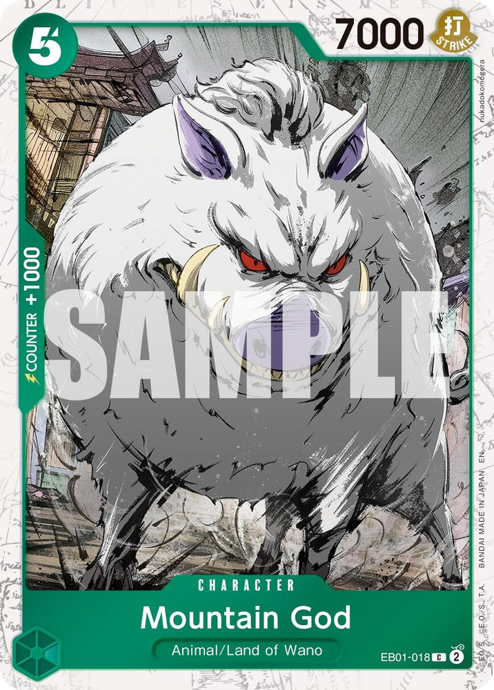 Image for Mountain God (Pirate Foil) (EB01-018) [Premium Booster -The Best- Vol. 2] - One Piece Card Game