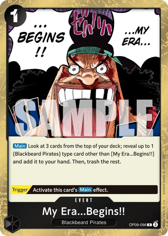 Image for My Era...Begins!! (Reprint) (OP09-096) [Premium Booster -The Best- Vol. 2] - One Piece Card Game