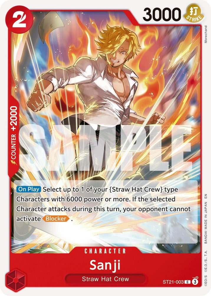 Image for Sanji - ST21-003 (Reprint) (ST21-003) [Premium Booster -The Best- Vol. 2] - One Piece Card Game