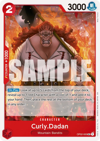 Image for Curly.Dadan (Reprint) (OP02-005) [Premium Booster -The Best- Vol. 2] - One Piece Card Game