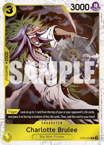 Image for Charlotte Brulee (Pirate Foil) (ST20-003) [Premium Booster -The Best- Vol. 2] - One Piece Card Game
