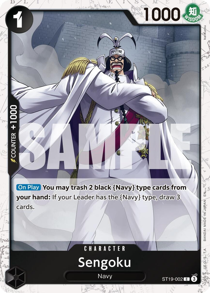 Image for Sengoku - ST19-002 (Pirate Foil) (ST19-002) [Premium Booster -The Best- Vol. 2] - One Piece Card Game