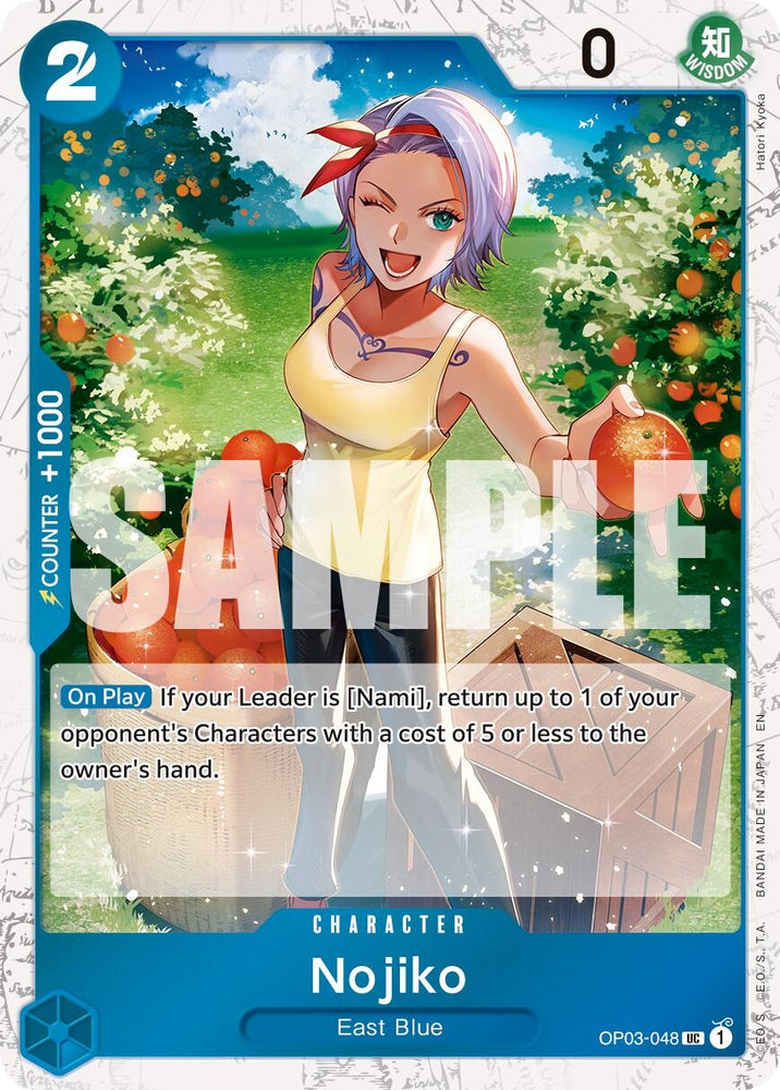 Image for Nojiko (Pirate Foil) (OP03-048) [Premium Booster -The Best- Vol. 2] - One Piece Card Game