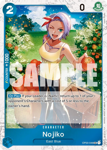 Image for Nojiko (Pirate Foil) (OP03-048) [Premium Booster -The Best- Vol. 2] - One Piece Card Game