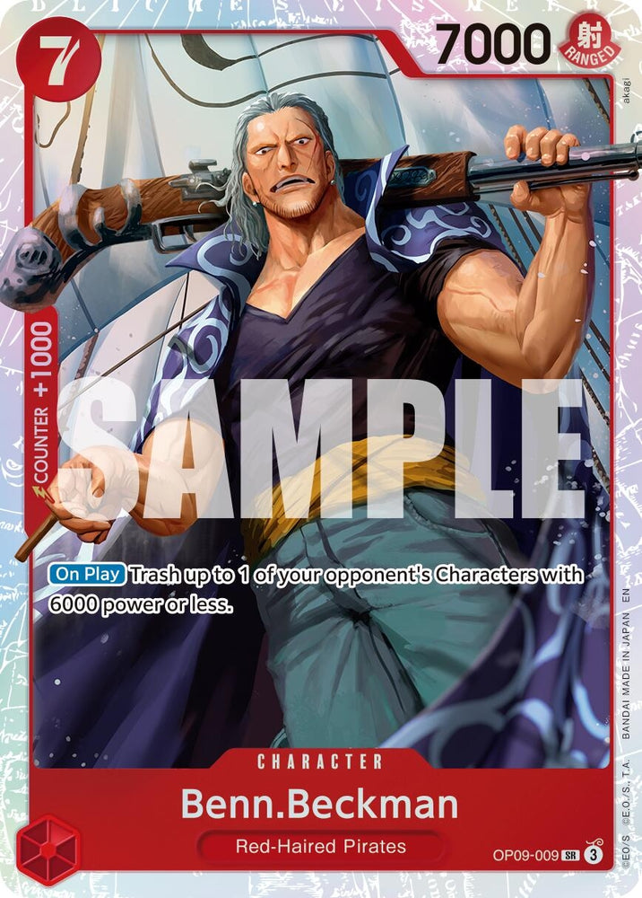 Image for Benn.Beckman (Reprint) (OP09-009) [Premium Booster -The Best- Vol. 2] - One Piece Card Game