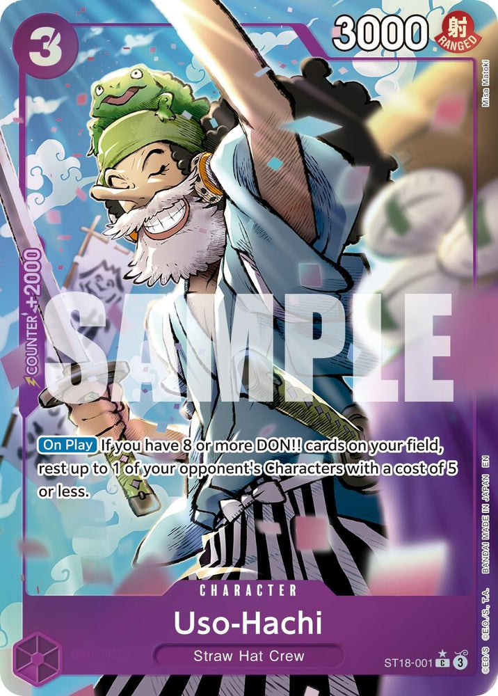Image for Uso-Hachi (Alternate Art) (ST18-001) [Premium Booster -The Best- Vol. 2] - One Piece Card Game