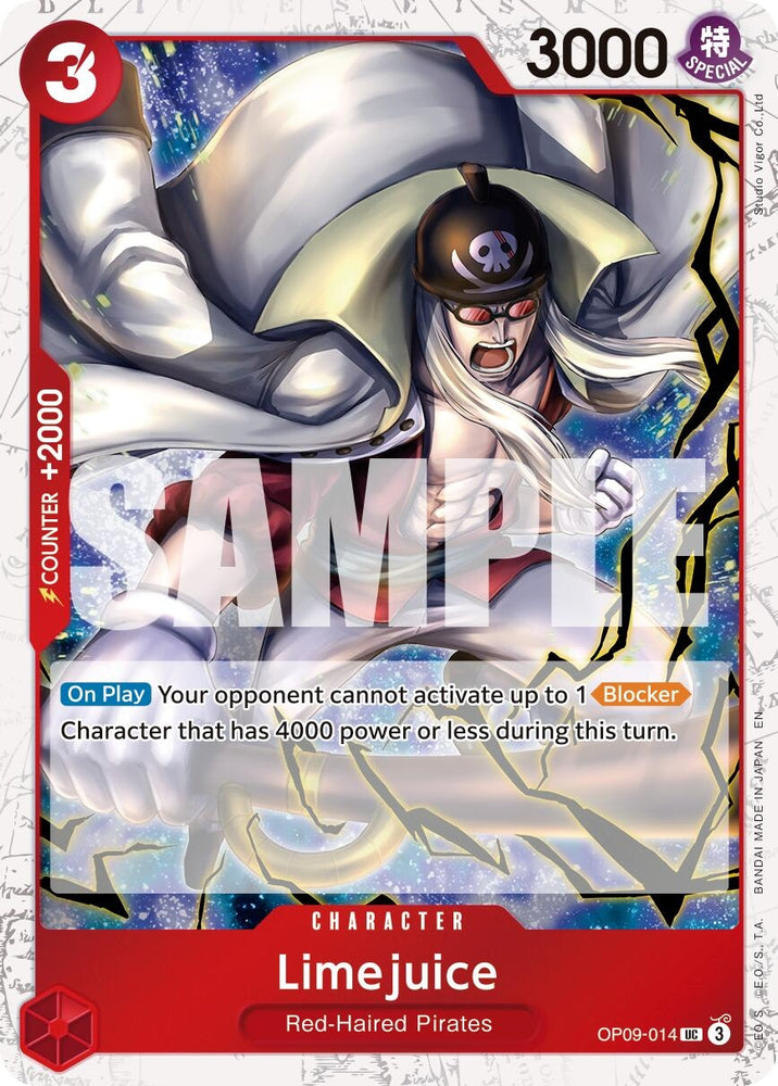 Image for Limejuice (Pirate Foil) (OP09-014) [Premium Booster -The Best- Vol. 2] - One Piece Card Game