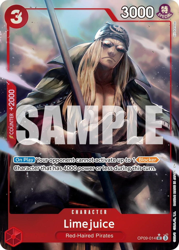 Image for Limejuice (Alternate Art) (OP09-014) [Premium Booster -The Best- Vol. 2] - One Piece Card Game