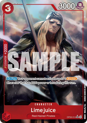 Image for Limejuice (Alternate Art) (OP09-014) [Premium Booster -The Best- Vol. 2] - One Piece Card Game
