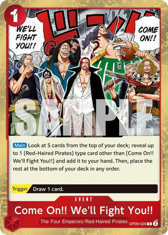 Image for Come On!! We'll Fight You!! (Reprint) (OP09-020) [Premium Booster -The Best- Vol. 2] - One Piece Card Game