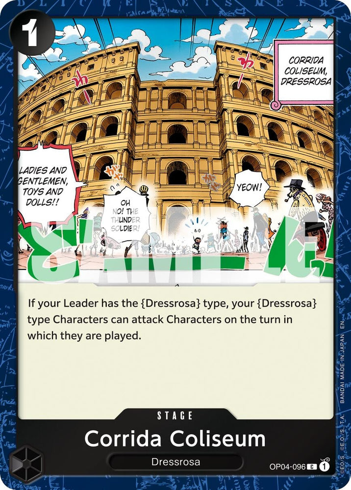Image for Corrida Coliseum (Pirate Foil) (OP04-096) [Premium Booster -The Best- Vol. 2] - One Piece Card Game