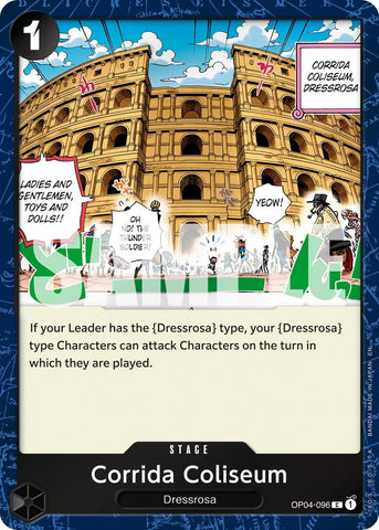 Image for Corrida Coliseum (Pirate Foil) (OP04-096) [Premium Booster -The Best- Vol. 2] - One Piece Card Game
