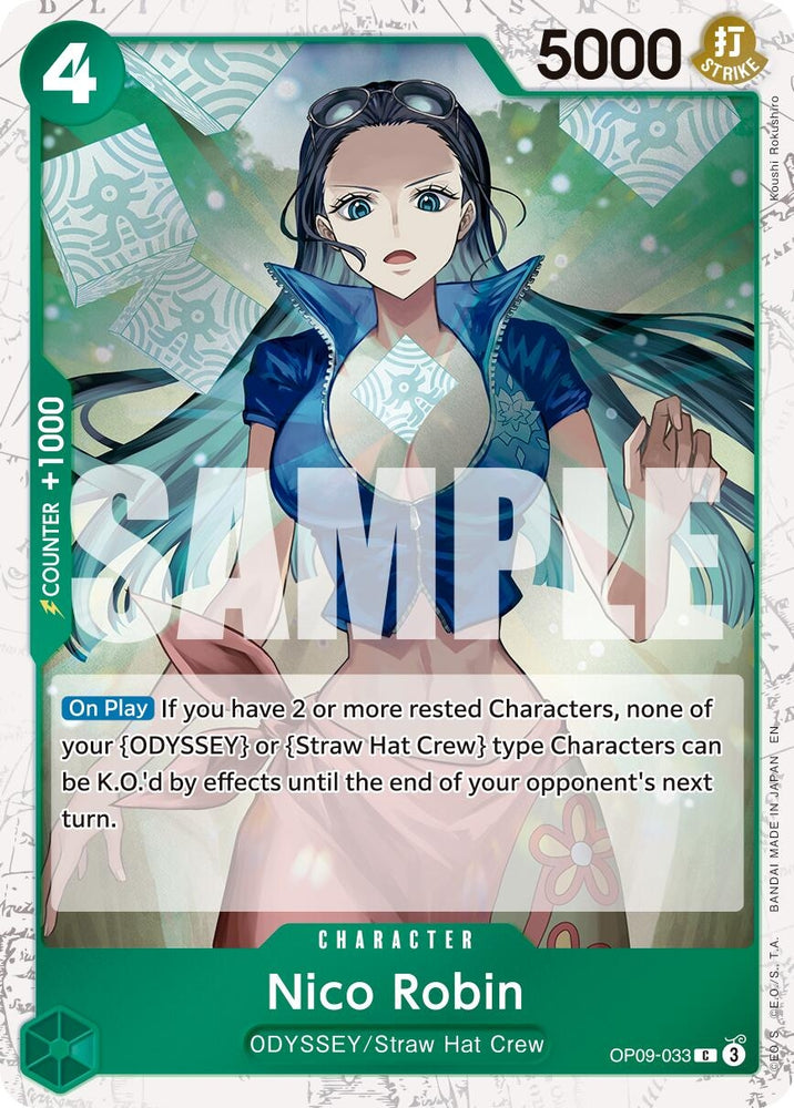 Image for Nico Robin - OP09-033 (Pirate Foil) (OP09-033) [Premium Booster -The Best- Vol. 2] - One Piece Card Game
