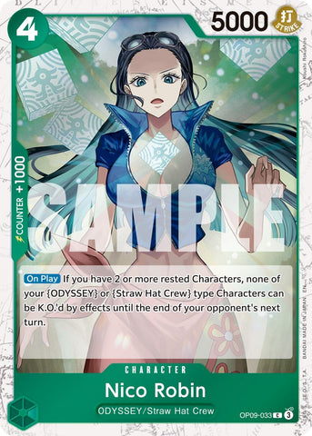 Image for Nico Robin - OP09-033 (Pirate Foil) (OP09-033) [Premium Booster -The Best- Vol. 2] - One Piece Card Game
