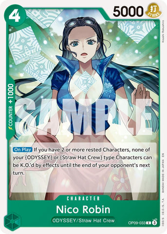Image for Nico Robin - OP09-033 (Reprint) (OP09-033) [Premium Booster -The Best- Vol. 2] - One Piece Card Game