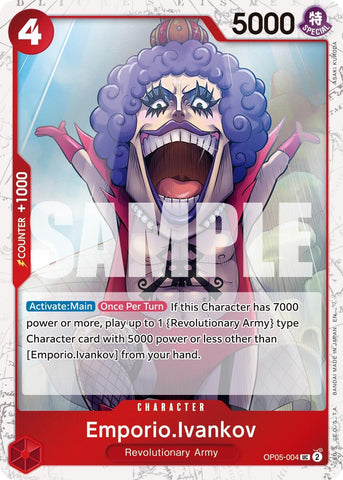 Image for Emporio.Ivankov (Pirate Foil) (OP05-004) [Premium Booster -The Best- Vol. 2] - One Piece Card Game