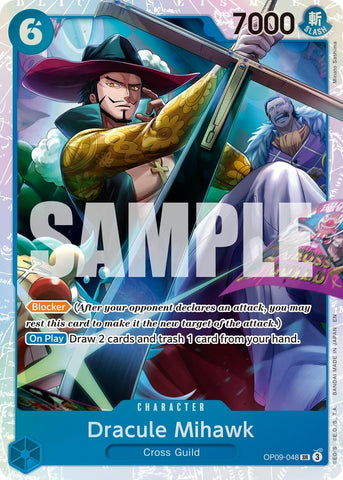 Image for Dracule Mihawk - OP09-048 (Reprint) (OP09-048) [Premium Booster -The Best- Vol. 2] - One Piece Card Game