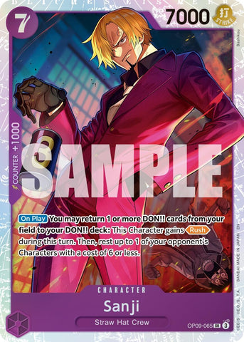 Image for Sanji - OP09-065 (Reprint) (OP09-065) [Premium Booster -The Best- Vol. 2] - One Piece Card Game