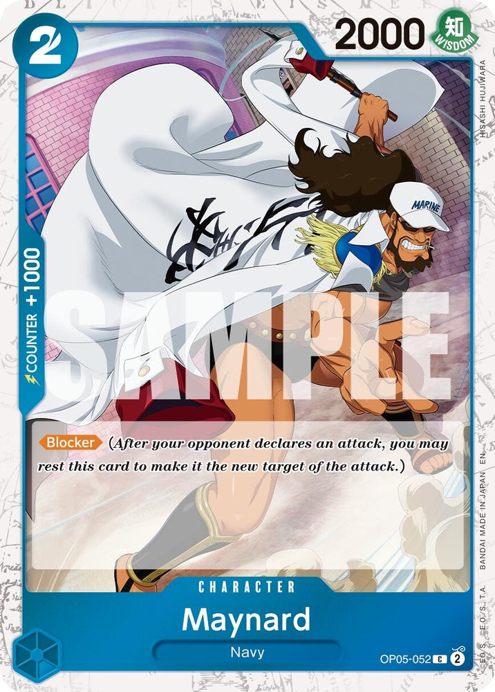 Image for Maynard (Pirate Foil) (OP05-052) [Premium Booster -The Best- Vol. 2] - One Piece Card Game