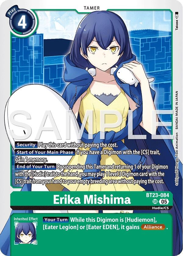 Image for Erika Mishima (BT23-084 SR) [Hackers' Slumber] - Digimon Card Game