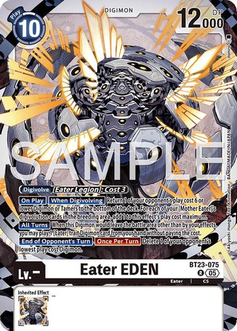 Image for Eater EDEN (BT23-075 R) [Hackers' Slumber] - Digimon Card Game