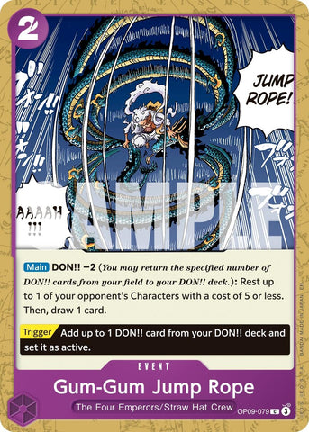 Image for Gum-Gum Jump Rope (Reprint) (OP09-079) [Premium Booster -The Best- Vol. 2] - One Piece Card Game
