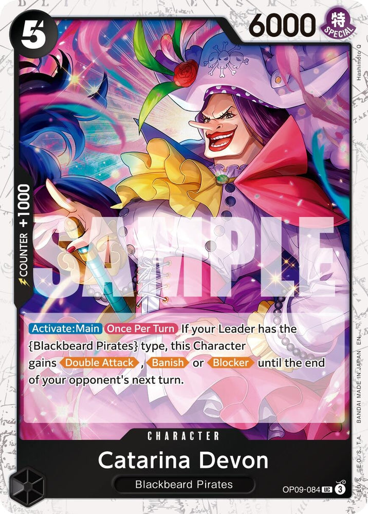 Image for Catarina Devon (Pirate Foil) (OP09-084) [Premium Booster -The Best- Vol. 2] - One Piece Card Game