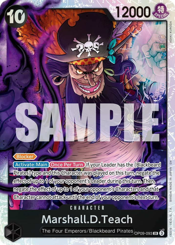 Image for Marshall.D.Teach - OP09-093 (Reprint) (OP09-093) [Premium Booster -The Best- Vol. 2] - One Piece Card Game
