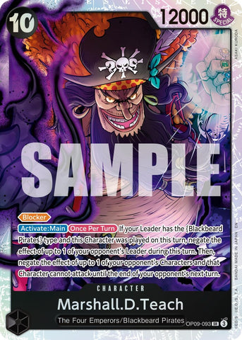 Image for Marshall.D.Teach - OP09-093 (Reprint) (OP09-093) [Premium Booster -The Best- Vol. 2] - One Piece Card Game