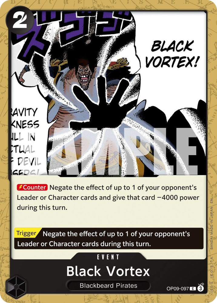 Image for Black Vortex (Reprint) (OP09-097) [Premium Booster -The Best- Vol. 2] - One Piece Card Game