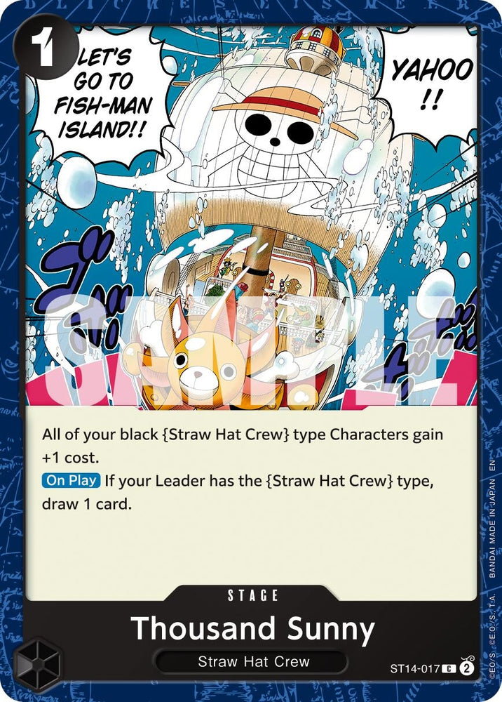 Image for Thousand Sunny (Reprint) (ST14-017) [Premium Booster -The Best- Vol. 2] - One Piece Card Game