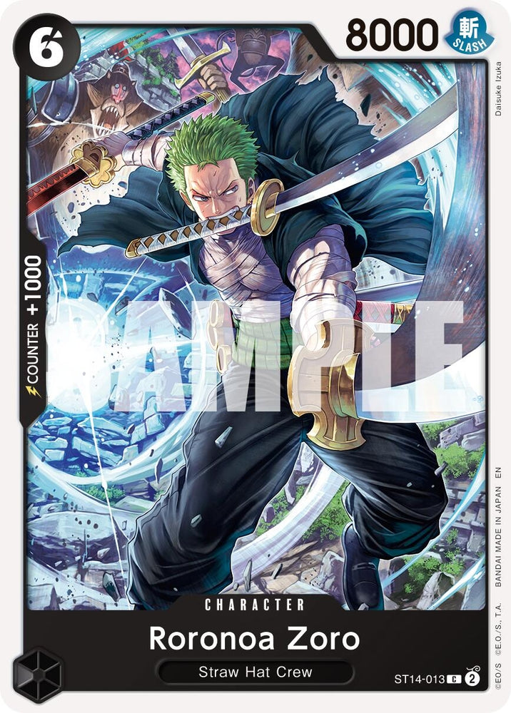 Image for Roronoa Zoro - ST14-013 (Reprint) (ST14-013) [Premium Booster -The Best- Vol. 2] - One Piece Card Game