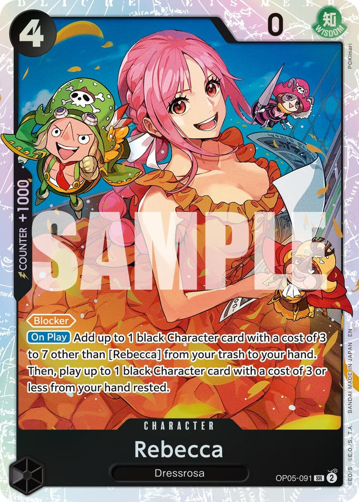 Image for Rebecca (Reprint) (OP05-091) [Premium Booster -The Best- Vol. 2] - One Piece Card Game