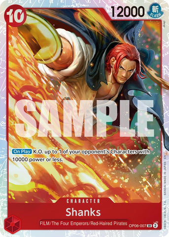 Image for Shanks (Reprint) (OP06-007) [Premium Booster -The Best- Vol. 2] - One Piece Card Game