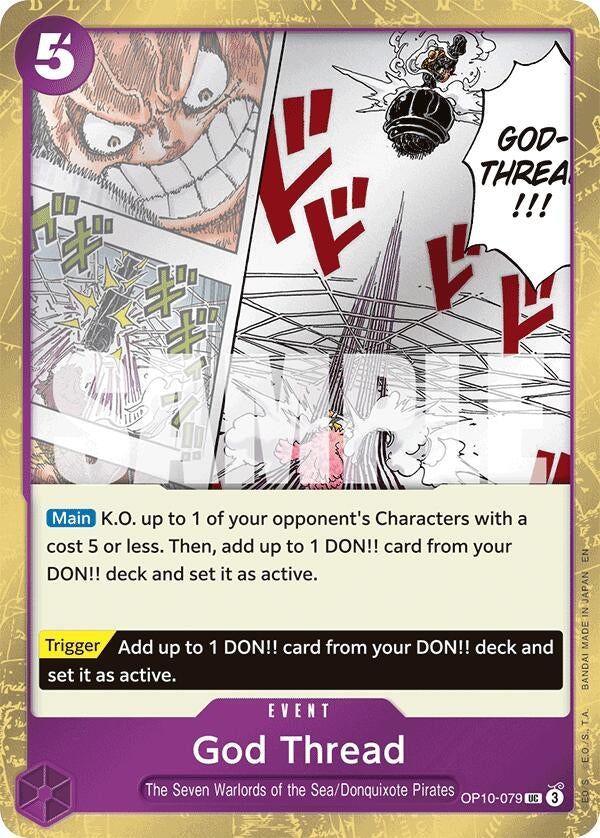 Image for God Thread (Pirate Foil) (OP10-079) [Premium Booster -The Best- Vol. 2] - One Piece Card Game