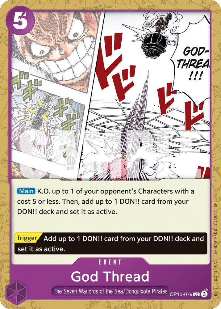 Image for God Thread (Reprint) (OP10-079) [Premium Booster -The Best- Vol. 2] - One Piece Card Game