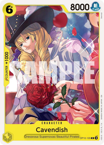 Image for Cavendish - OP10-105 (Reprint) (OP10-105) [Premium Booster -The Best- Vol. 2] - One Piece Card Game