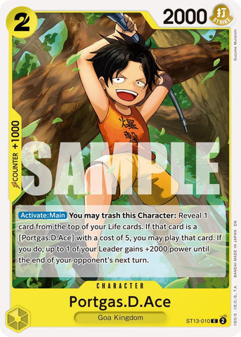 Image for Portgas.D.Ace - ST13-010 (Reprint) (ST13-010) [Premium Booster -The Best- Vol. 2] - One Piece Card Game