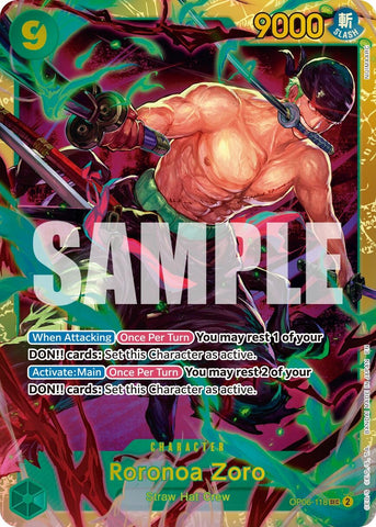 Image for Roronoa Zoro - OP06-118 (Reprint) (OP06-118) [Premium Booster -The Best- Vol. 2] - One Piece Card Game