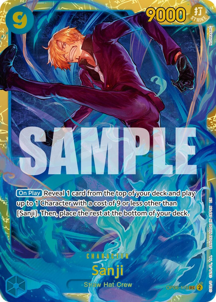Image for Sanji - OP06-119 (Reprint) (OP06-119) [Premium Booster -The Best- Vol. 2] - One Piece Card Game
