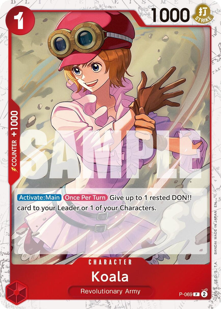 Image for Koala (Pirate Foil) (P-069) [Premium Booster -The Best- Vol. 2] - One Piece Card Game