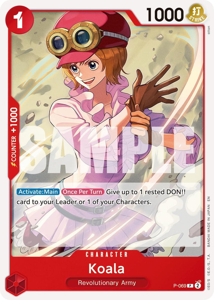 Image for Koala (Reprint) (P-069) [Premium Booster -The Best- Vol. 2] - One Piece Card Game