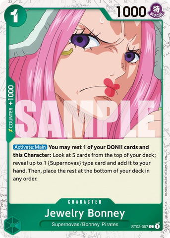 Image for Jewelry Bonney - ST02-007 (Pirate Foil) (ST02-007) [Premium Booster -The Best- Vol. 2] - One Piece Card Game